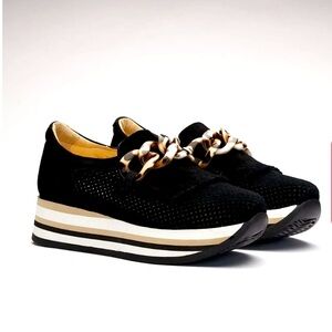 NEW Softwaves CLOE VELOUR BLACK/CORR size 9